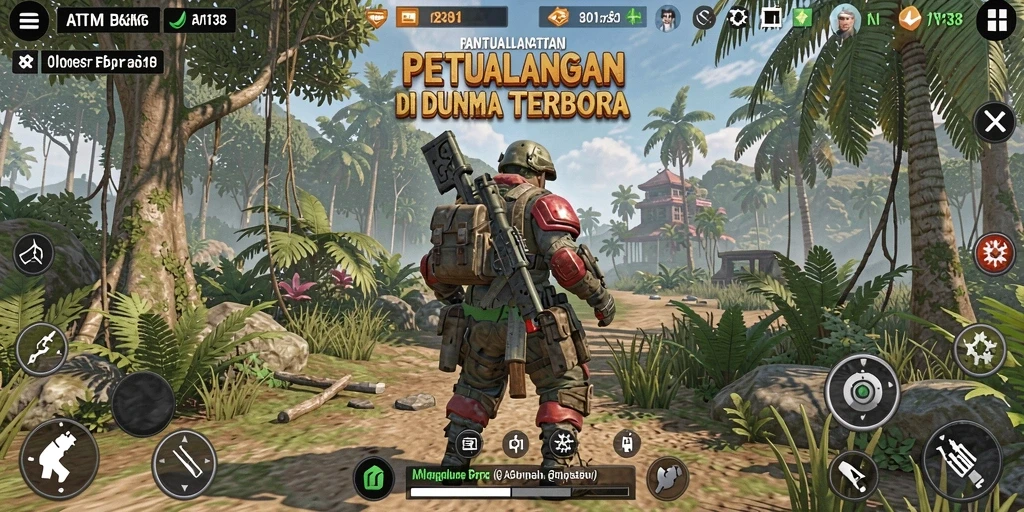 Gameplay ATM138 yang menawan dengan eksplorasi luas dan grafis menakjubkan.