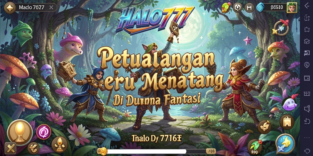 Screenshot gameplay HALO777 menampilkan petualangan seru dan lingkungan yang menakjubkan.