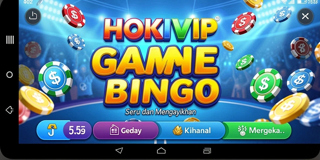 Tampilan gameplay seru HOKIVIP yang penuh warna.