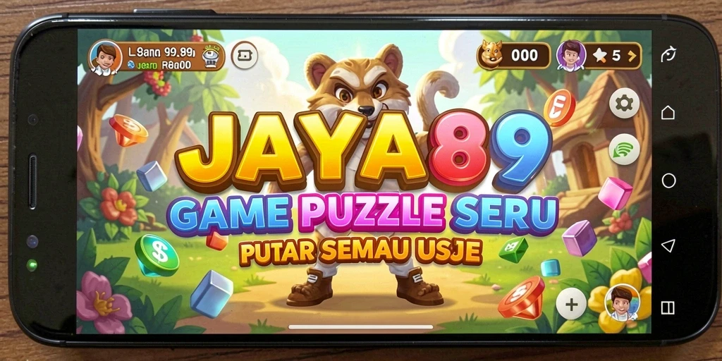 Tampilan gameplay JAYA89 yang menarik dan penuh warna.