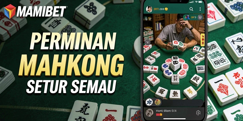 Tampilan gameplay Mahjong yang seru dan interaktif di MAMIBET.