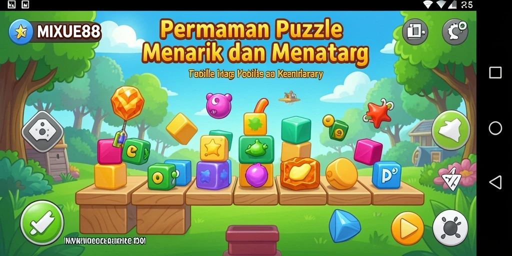 Screenshot MIXUE88 menampilkan gameplay Puzzle yang seru dan menantang.