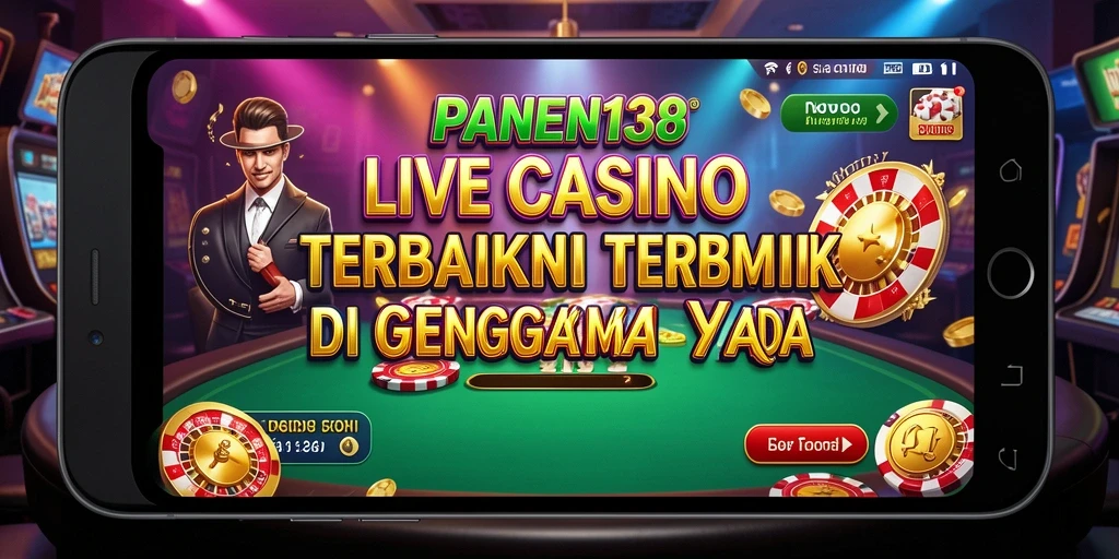 Tampilan poker langsung di PANEN138 dengan dealer yang profesional.