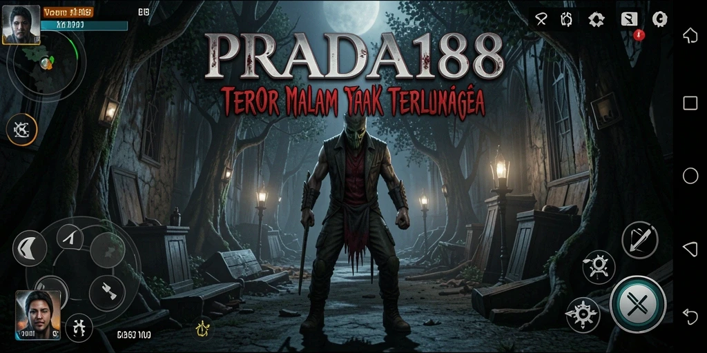 Screenshot menampilkan gameplay mendebarkan dan suasana mencekam di PRADA188.
