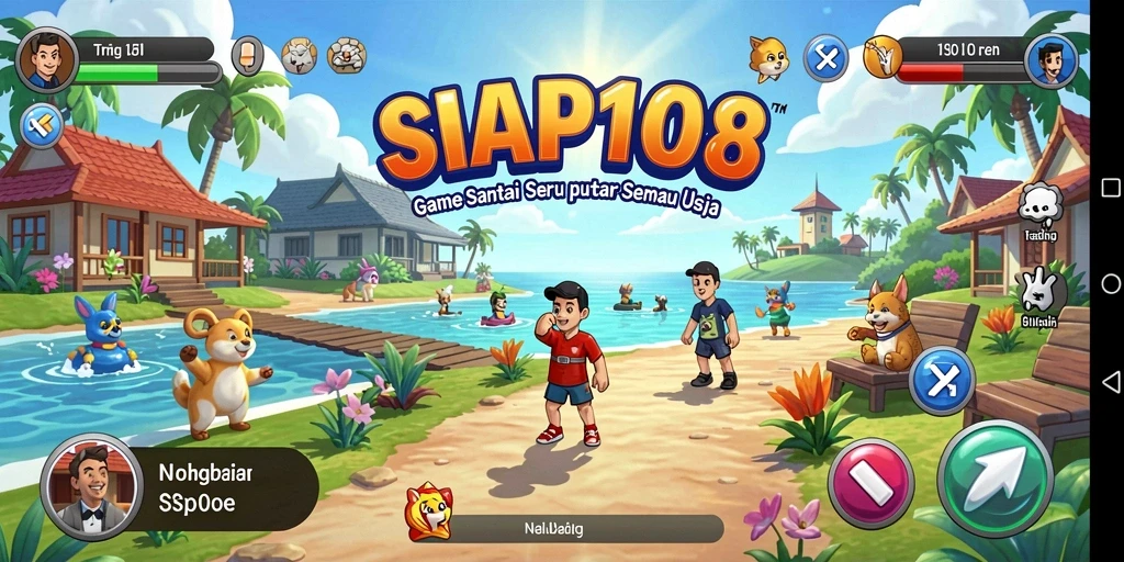 Tampilan gameplay menarik SIAP108 dengan grafis cerah dan tantangan seru.
