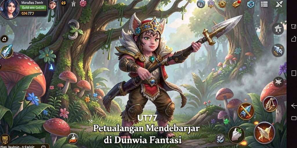 Tampilan gameplay menarik dari petualangan mendebarkan di UT77.